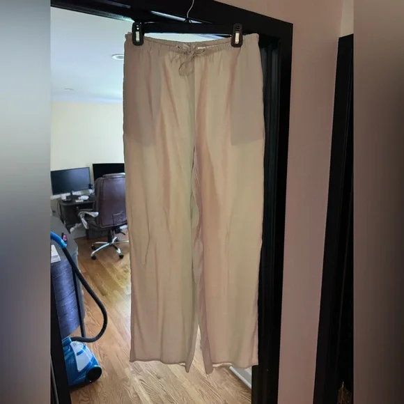 Mango Women’s Cream Wide leg Pants - Picture 4 of 7